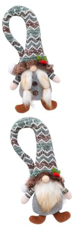 Ipetboom 2 Piezas Hebillas para Cortinas Muñeca Navideña Gris, Adorno Decorativo para Cortinas, Banda Sujetadora de Tela, Adecuado para Decoración de Hogar en Navidad