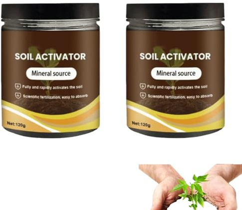 Soil Pro Activator for Plants, Soil Activator Mineral Source, Soil Improvement Loosening Agent, Plant Growth Enhance Supplement, Unlock Explosive Plant Growth (120g 2pcs)