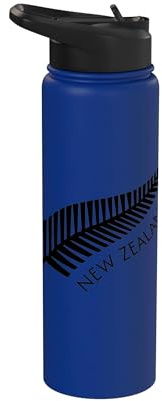 New Zealand Fern Proud Kiwi New Zealander NZ Stainless Steel Insulated Water Bottle