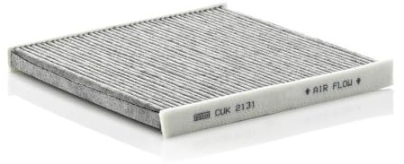 MANN-FILTER CUK 2131 Innenraumfilter/Kabinenluftfilter - Pollenfilter mit Aktivkohle - für Pkw + Transporter | CUK2131,(LAK490) Mann Kohlefilter, Innenraumluft passend für Avensis Land Prius