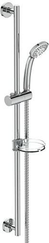 Ideal Standard - Idealrain, Kit asta doccia, Saliscendi con accessori, Cromato