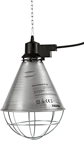 Kerbl 22280 Infrarot-Wärmestrahlgerät, Wärmelampe Infrarotlampe Stalllampe