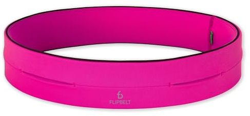 FlipBelt Klassischer Gürtel mit Mehreren Taschen XL Rosa