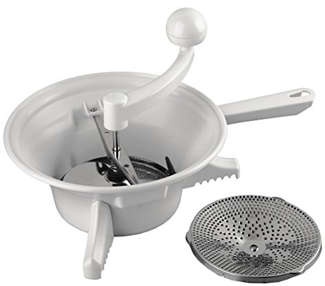 Ilsa Pasapurés plástico, 24 cm, Blanco, Centimeters