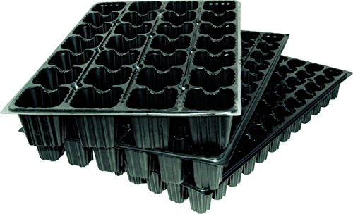 Flower 90063 1 unité plaques de semis 28 cavités Noir