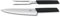 Victorinox Swiss Modern Carving Knife Set, Set of 2, Extra Sharp, Stainless Steel, Robust Plastic Handle, Black