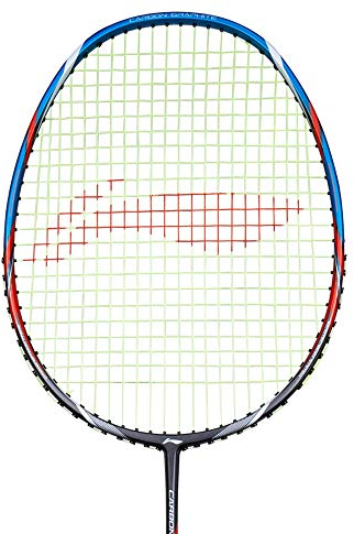 Li-Ning Badmintonschläger Carbon Serie inkl. Hülle und Bespannung (A800)