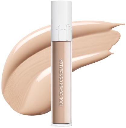 TFIT Idol Cover Concealer – Vollständige Abdeckung, leicht, schweiß- und wasserfest, langanhaltend, leicht, kaschiert Augenringe, 0,22 oz. (P03 Tone up Beige, 0,22 oz.)