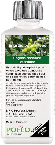 Engrais liquide pour olives Engrais HIGH-TECH pour oliviers 500 ml