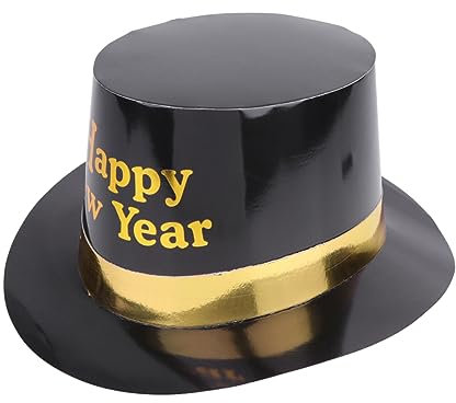 STOBAZA 8st Party-neuheitskappe 2022 Zylinder Weihnachts-party-hüte Mini-partyhüte 2021 Neujahrsstirnb?nder Neujahrsfeierdekoration Zauberhut Kind Halloween