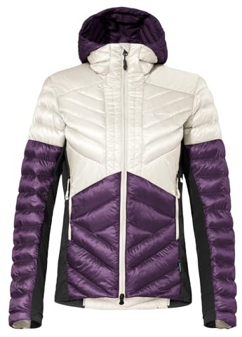 VAUDE Damen Isolationsjacke Sesvenna Pro Jacket II, warm & wasserabweisend, extrem atmungsaktiv, Passform: Slim fit, eggplant, 38
