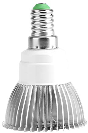 Vollspektrum E27 18 W 18 LED-Wachstumslampe, Lange Lebensdauer, Pflanzenwachstumslampe für Topfpflanzen (E14)