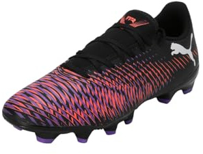 PUMA Future 8 Play FG/AG WN's, Weiblich Fussballschuh, PUMA Black-PUMA White-Glowing RED,
