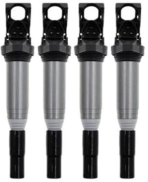 DZSQOSJB Zündspule N20/N55 Zündspule #12138616153 Für Für E46 E90 E60 E84 F30 F18 E64 E87 E92 F22 F07 F10 F11 E63 X1 X3 X4 X5 X6 Z4 Für M4 Zündverteiler(4PCS)
