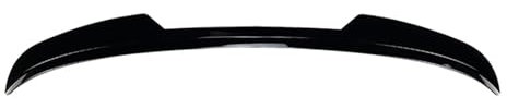 JTYQWD Auto Heckspoiler Heckdachspoilerflügel Für Ford Für Fiesta Für MK6 Für MK6.5 2008-2017 Fenster-Oberteil In Schwarz/Carbonfaser-Optik Splitterlippe Auto Zubehör(Glänzend schwarz)