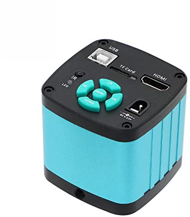 Caméra de Microscope vidéo industrielle 4K 48MP 1080P HDMI USB 130X Zoom C support en porte-à-faux for l'acquisition d'images numériques Accessoires pour microscopes de laboratoire(48MP 4K Camera)