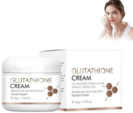 Eazerom 38 50g Glutathion Whitening Cream,Anti Aging Face Cream, | Glutathione White serum Facial Dark Spots Remover,Skin Lightening serum,Face Moisturizer