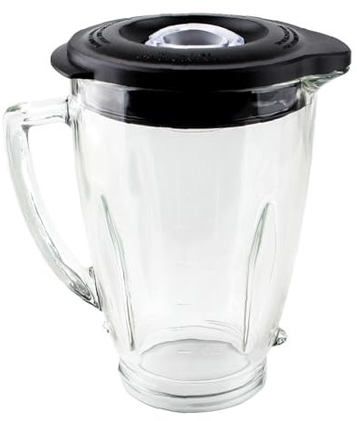 LMEI Replacement Parts 6-Cup Glass Jar with lid, Compatible with Oster Pro 1200 Blender