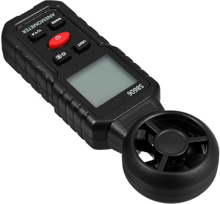Abaodam Anemometro Digitale Portatile Misuratore Di Velocità Del Vento Strumento Anemometro Per Velocità Del Vento Esterno