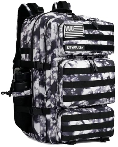 55L Military Tactical Backpack for Men Women Large Capacity Army Travel Bag