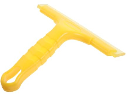 Herramienta para Película de Ventana de Coche, Raspador Abs | Color Amarillo, Goma de Acabado Suave, Portátil para Cristal y Ventana de Coche