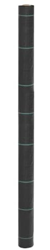 Teenpull Unkrautvlies Schwarz 1,5x10 m PP, UV-stabilisiertes Gartenvlies für effektive Unkrautkontrolle unter Kies und Terrassen, atmungsaktives Mulchvlies