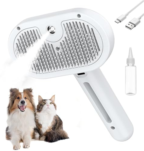 Oskuglin Spazzola Vapore Freddo Animali 3-in1 Rimuove Peli Morti Cani Gatti