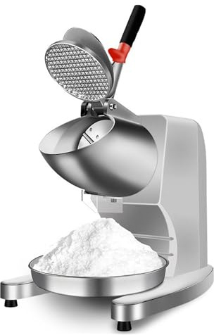 Máquina De Hielo Raspado, Trituradora Doméstica Pequeña Comercial, Batidos, Con Copos Nieve RefrigeracióN De Alta Eficiencia