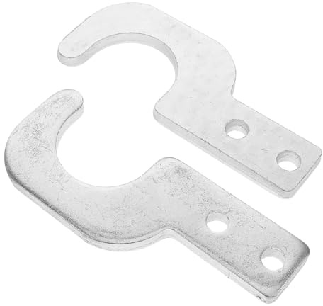 iplusmile 2 Pezzi Ganci per Impalcature in Acciaio Design a Bloccaggio per Supporto Piattaforma Sicura, Posizionamento Preciso per Sistemi e Tavole da Ponteggio, Uso in Cantieri e