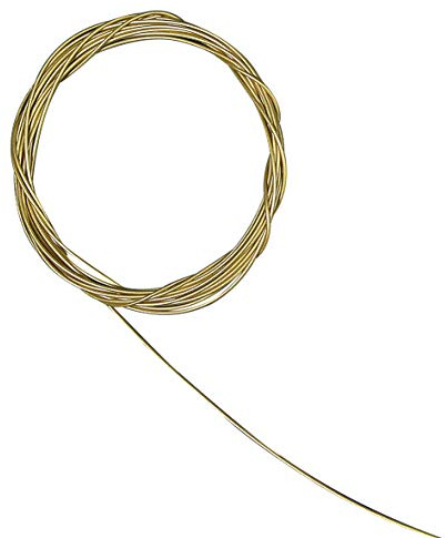 Rayher Alambre para Joyas, 0,5 mm, Dorado Mate