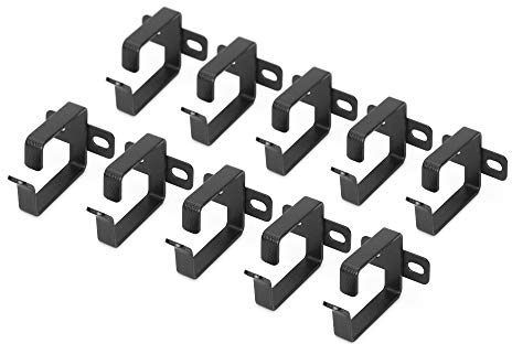 DIGITUS Soportes para Cables – 10 Unidades – 19 Pulgadas, 1U – 45 x 60 mm