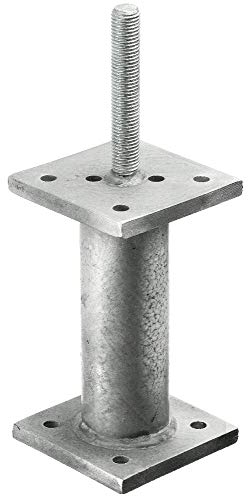PITZL 11008.1250 Pfostenträger Typ 1008.1250 feuerverzinkt, Silber