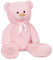 BRUBAKER XXL Teddybär 100 cm - Rosa - Stofftier Plüschtier Kuscheltier