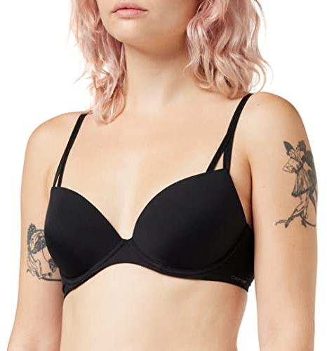 Calvin Klein Damen Push-Up BH Lift Demi mit Bügel, Schwarz (Black), 75B