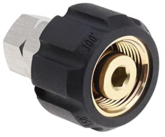 ECSiNG Adaptateur de Nettoyeur Haute Pression Femelle Métrique M22 à 1/4 pouce Femelle NPT Raccord Métal Nettoyeur Haute Pression Adaptateur de Tuyau Prise de Connexion Rapide