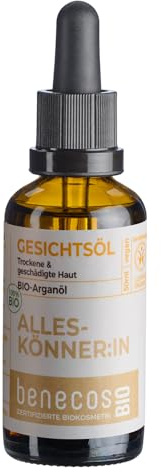 benecosBIO Gesichtsöl BIO-Arganöl ALLES KÖNNER:IN - Trockene & geschädigte Haut
