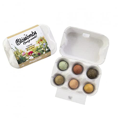 Naturalys Blossombs – Bomba seme in cartone per uova – 6 pezzi