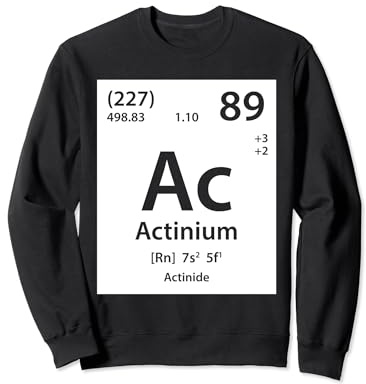 Elemento Attinio (sfondo bianco) Felpa