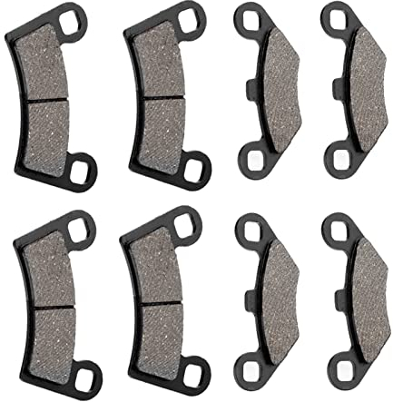 Leapiture 8-teilige Bremsbeläge vorne und hinten, Kfz-Bremsbeläge, Bremsbelagsatz, Scheibenbremsbelag, stabil, für RZR 800 570 2008–2015