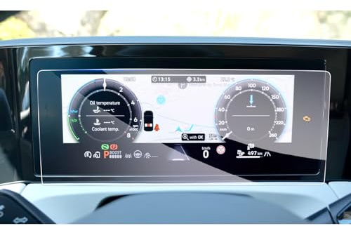 GAFAT Compatible avec VW Tiguan 3 2024 2025 2026 10,25 Digital Cockpit Film de Protection d'Écran, Film en Verre pour 10,25 Cockpit Numérique, Anti-choc, 9H Anti-Rayures