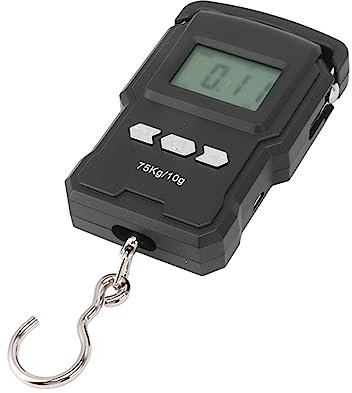 Digitale Fischwaage, 165 Lb Tragend, Tragbare Elektronische Waage, Starke Last, USB-Ladedesign, Hängende Fischwaage, Hohe Genauigkeit für Gepäck, 0,02 Lb