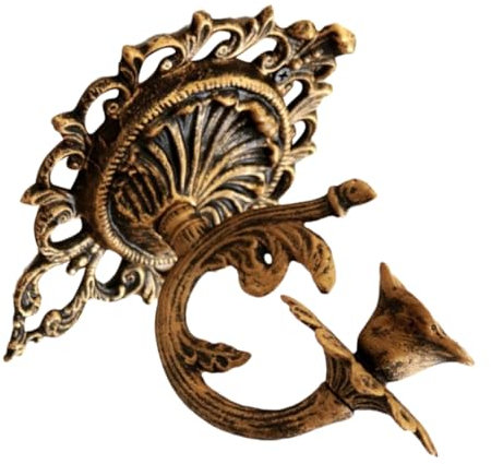PartyKindom Wandmontierter Kerzenhalter Aus Gusseisen Vintage-wanddekoration Dekorativer Kerzenständer Für Wohnzimmer Schlafzimmer Essbereich Rustikales Eisen-Design Zeitgenössische Wandhalter