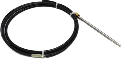 Sistema de dirección mecánica rotativa marina. Conjunto con timón, cable, bisel y kits de conexión de motor.(19Ft)
