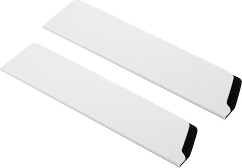 PATIKIL 2 Stück ABS Messerscheiden 22x5 5 cm Universelle Messerklingen-Schutzhülle Flocking Für Haushalt Küche Weiß