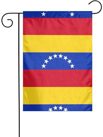 Bandera de Venezuela, decoración navideña para exteriores, resistente a la decoloración, invierno, césped, porche, patio, decoración al aire libre