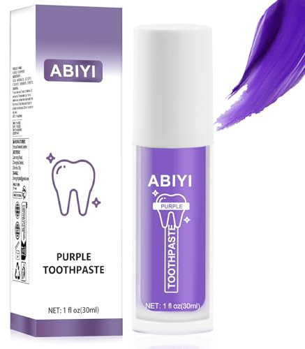 Purple Teeth Whitening Toothpaste, Dentifricio sbiancante, rimozione delle macchie, Dentifricio viola per sbiancamento dei denti, Una cura delicata delle gengive (originale)