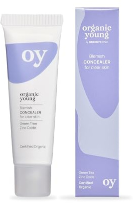 Green People Oy Clear Skin Blemish Concealer 30ml | Organic Young Spot Concealer for Teenagers | Natural Spot Product for Teens, Tweens | Paraben Free, Ethyl Alcohol Free | Cruelty Free & Vegan