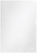 Esselte Sichthülle Standard Plus, A5, PP, genarbt, 100 Stück, farblos