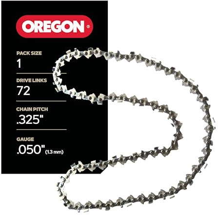 Oregon M72 18-Inch SpeedCut Chainsaw Chain - Fits Husqvarna and Jonsered, Grey