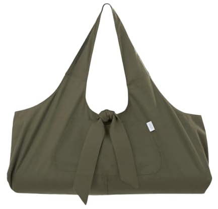 Yogiii Sac Yoga Original | Sac Tapis Yoga YogiiiTotePRO | Sac De Transport pour Tapis Grande Capacité avec Poche, Vert Olivine
